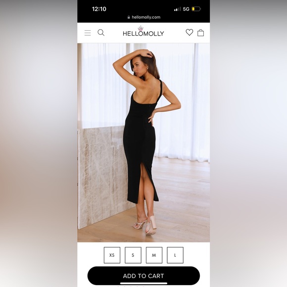 Hello Molly Lollipop Midi Dress in Black NWT - Picture 2 of 5